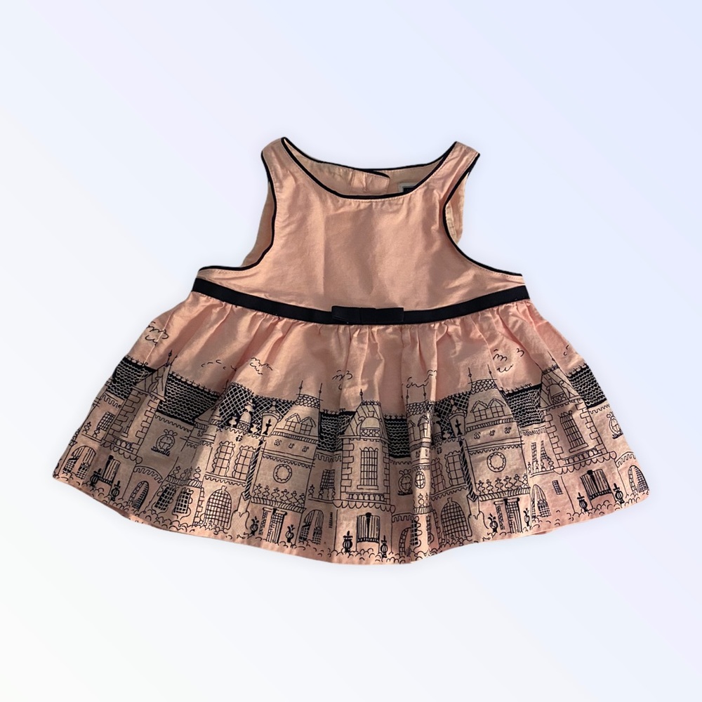 Janie and Jack pink Parisian top
